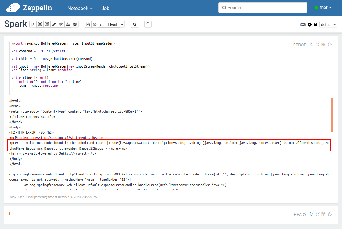 SecureDL ProActive defence in action